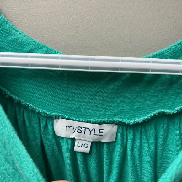 My Style Light Green Tank Top - Picture 4 of 4